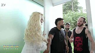 Nympho Kyra Sex Shoves Baseball Bat Up Ass! Then Nasty Treatment From 5 Big Cocks With DAP No Pussy Prolapse Whipped Cream Chocolate Milk Enemas Piss Drinking!