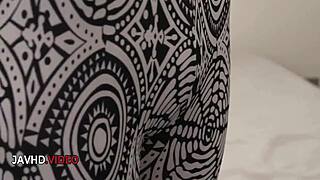 Tantalizing slim asian girl gives blowjob while craving for cumshot in pov action