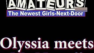 Can petite horny blonde Olyssia take deep fucking in her wet pussy and tight butt hole?