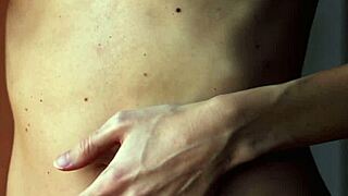 Look at this sexy Asian milf in hot lingerie before the blonde babe strips naked