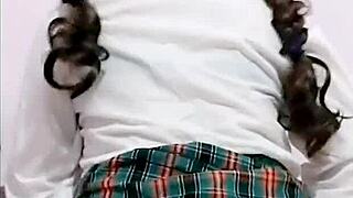 These high school girls know how to masturbate and reach orgasms too, innocent big-ass student in uniform loves cock early on homemade.