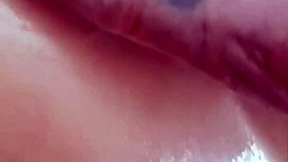 Teasing him with my ass until he rips leggings and fucks me using fingers and cock