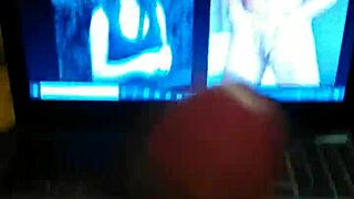 cumshot tribute to my friend chicky magdalena while masturbating