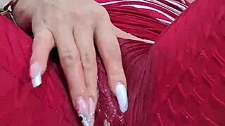 Why do my leggings get so wet from rubbing my big ass and tits until I cum dirty talking?