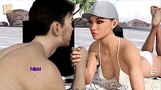 Big Tits Babe Hints at Naughty Game Play in Intertwined Scene