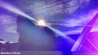 Curvy Babe Ms Red X Teases with Fake Tits and Oiled Lingerie in Seductive Striptease