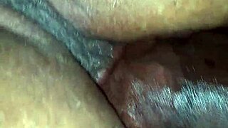 Intense amateur ass fisting with big black cock.