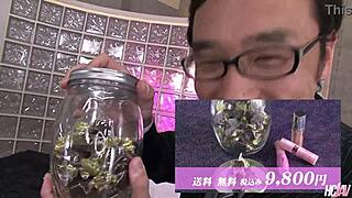 Japanese cumsluts Yu Sakura and Yuri Aine blow two men with hairy pussies exposed!