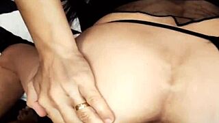 I film my mature couple having intense anal sex in pov style with big cock.