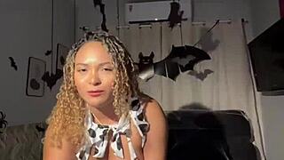 Latina with big ass and huge tits enjoys deep penetration in her wet hole