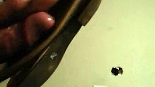 Wife Gives Intense Footjob in Shoes Without Cumshot