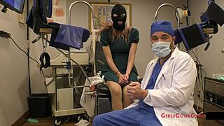 orgasm research inc patient 148 gets anal fingering with toys and gaping in close up