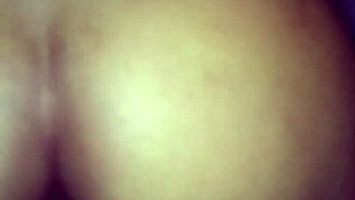 Ms B takes it rough in doggy style position with intense bent over action