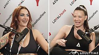 Adult time podcast features avn special with cory chase, lexi luna, leana lovings, romi rain, and more big natural tits milfs in reality action?