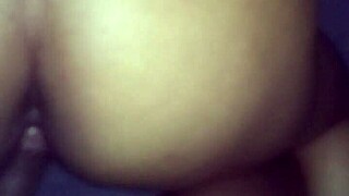 Ms B takes it rough in doggy style position with intense bent over action