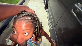 Trucker Married Girl Sucks Big Cock In Parking Lot Like Truck Stop Slut?