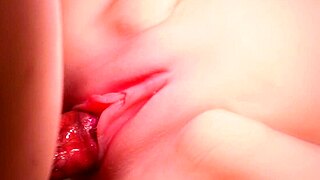 Watch This Cute Fuck Doll's Pink Smooth Vagina Take Double Penetration Action Now!