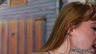 kinky idol gets cumshot on her face swallowing all the jizz in blowbang