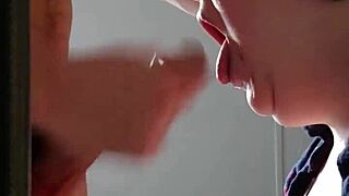 Another cheating slut wife I just met sucks and swallows at the wedding!