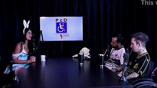 i love how this fat cuckold couple does bdsm domination with handjob and orgasm in public swinger group