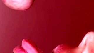 hey, this japanese step daughter blows her step father until he cums in her mouth with close up facial action