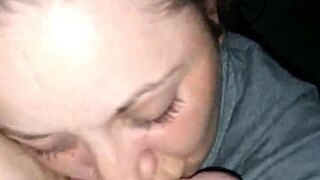 White Milf Bobbing On Pencil Dick With Blowjob Sucking But Craves Something Thicker