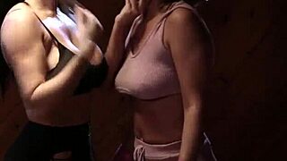 hey, dillion harper and romi rain, ready for some wild lesbian box training action?