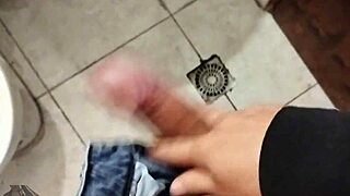 Hey, check out my fresh homemade POV masturbation in the bathroom 😏🍆