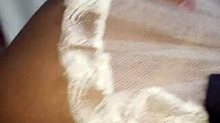 Wife in lingerie assfucked by prostitute giving to another hidden from husband