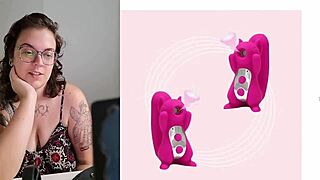 Big tits bbw babe in dress plays with unidentified fucking objects and toys