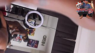 I love giving a happy ending massage with my big tits ebony body oiled up for doggystyle fucking.