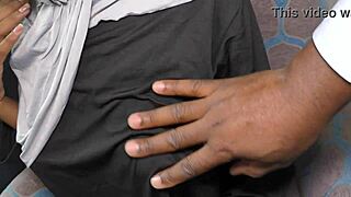 Does this skinny Muslim girl handle BBC sex therapy leading to a creampie in her tight pussy?