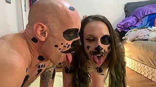 Will Cute Petite Babysitter With Tight Pussy And Small Tits Handle Daddy's Big Cock In Hardcore Puppy Play Fuck?