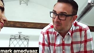 Dirty masseur scene features rubbing and fucking the neighbor with Sheridan Love and Keiran Lee.