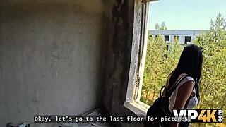 Milena Ray agrees to public sex! Before her boyfriend even speaks up.