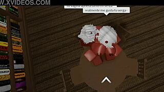 This guy fucks me hard in wild Roblox sex for ultimate pleasure