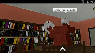 This guy fucks me hard in wild Roblox sex for ultimate pleasure