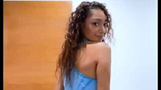 Hey stepsister Sarah Lace, want this facial on your small tits after getting caught?