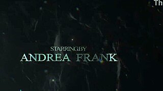 Colombian cutie Andrea Frank takes first hardcore DP with big black cock creampie and huge anal gape