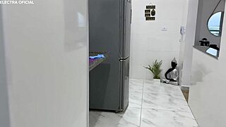 Maid's Teasing Short Shorts