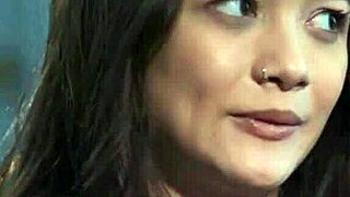 Reagan Foxx initiates a young woman into lesbian experiences through gentle fingering and tribbing in a tender scene.