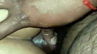 indian wife screams during first time homemade assfucking in bedroom with close up huge tits view