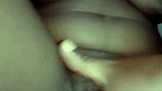 Horny Olamay starts masturbating her wet pussy. She waits eagerly for deep fucking leading to anal creampie swallow action.