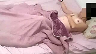 she waits eagerly for her husband each night, masturbating sensually while watching xvideos before their passionate fucking session unfolds