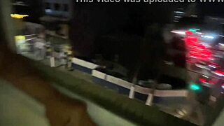 giving it to my friend through the open window with creampie and lingerie 😈