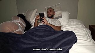 step brother-in-law, shut up! we fucked behind my step sister's back and milked those huge tits wildly!!