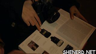 Nerdy Playgirl with Glasses Gets Impaled on Strapon in Horny Amateur Hardcore Fucking Scene