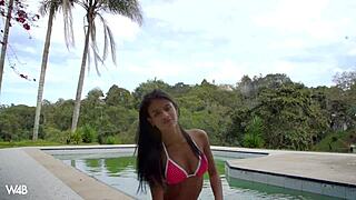 hot solo performance from amazing ebony babe denisse