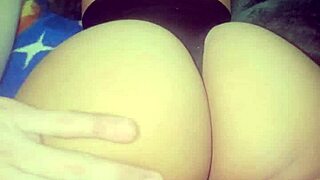 uh, massaging my exgirlfriend's butt cheeks, got me all worked up...