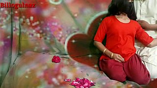 Newly married wife experiences her first hard fuck with husband in clear Hindi audio